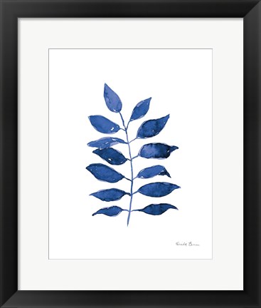 Framed Fresh and Blue IV Print