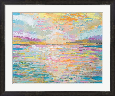 Framed Ocean Sunrise Print