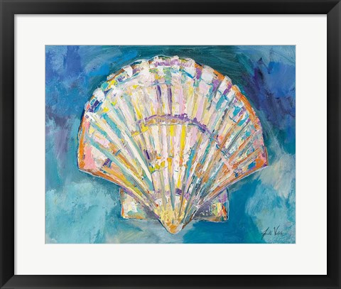 Framed Scallop Shell Print