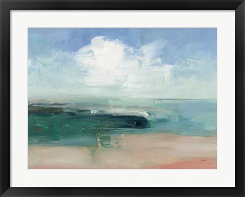 Framed Big Clouds from the Shore Print