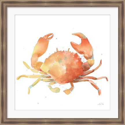 Framed Summertime Crab Print