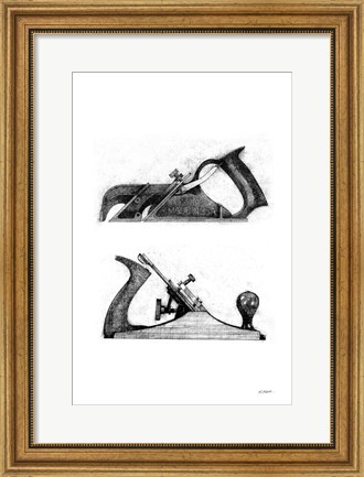 Framed Planes Print