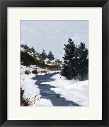 Framed Winter Trails Print