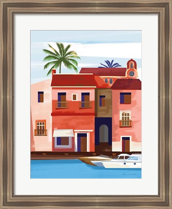 Framed Las Palmas IV Print