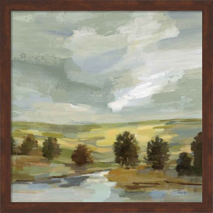 Framed Country Landscape Print