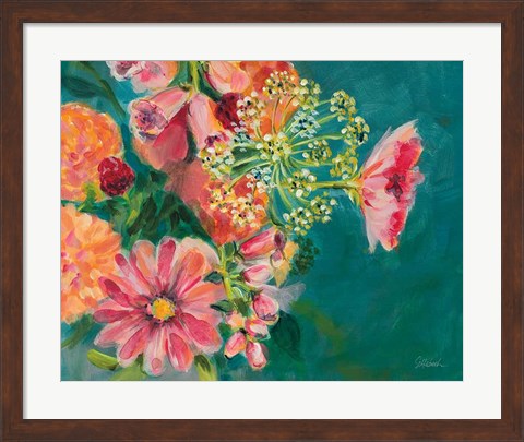 Framed June in Bloom Print