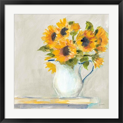 Framed Lotties Sunflowers Print