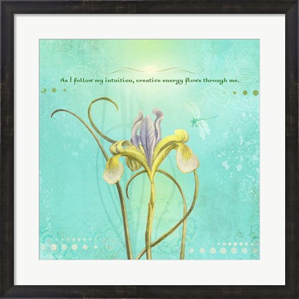 Framed Creative Visualization IV-Intuition Print