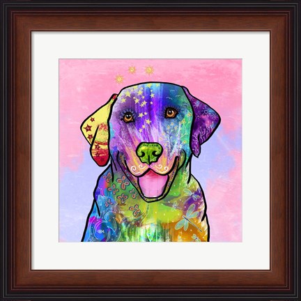 Framed Colorful Pets IV Print