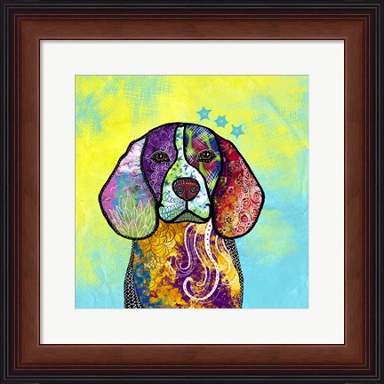 Framed Colorful Pets V Print