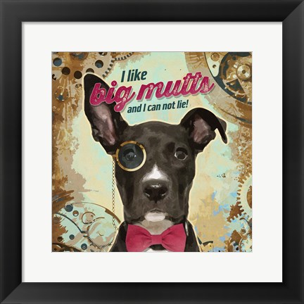 Framed Pet Sentiment II-Big Mutts Print