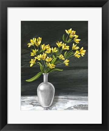 Framed Farmhouse Garden III-Polyanthus Print