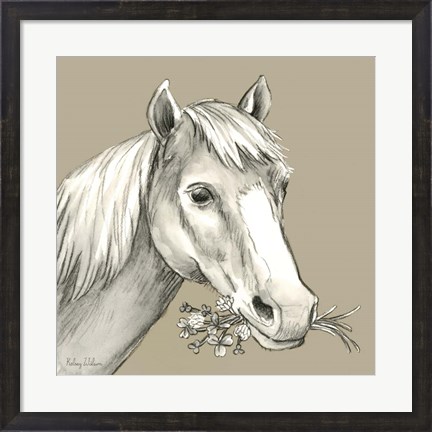 Framed Horse Print