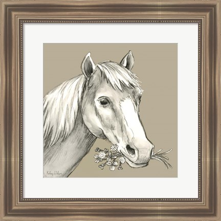 Framed Horse Print