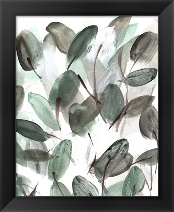 Framed Farmhouse Leafy II Print