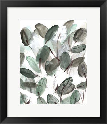 Framed Farmhouse Leafy II Print