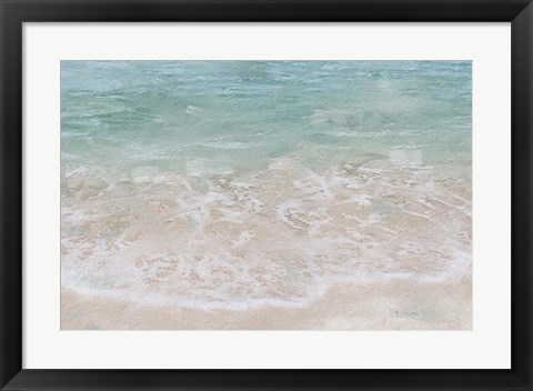Framed Beach Shore V Print