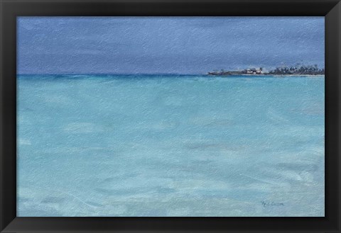 Framed Beach Shore XII Print