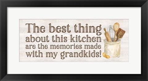 Framed Grandparent Life Panel V-Memories Print