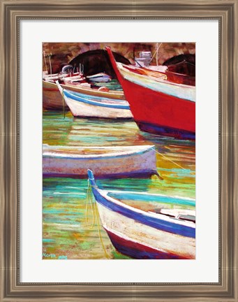 Framed Colors of Camogli Print