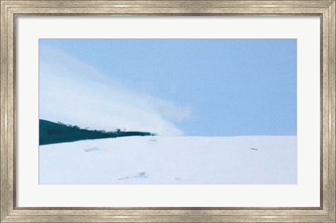 Framed Snowy Field Print