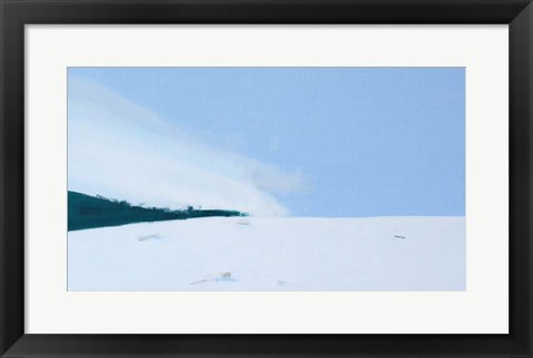 Framed Snowy Field Print