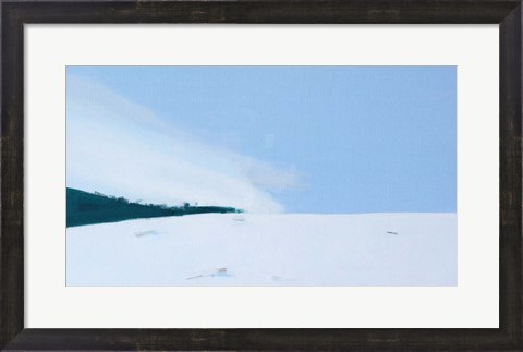 Framed Snowy Field Print