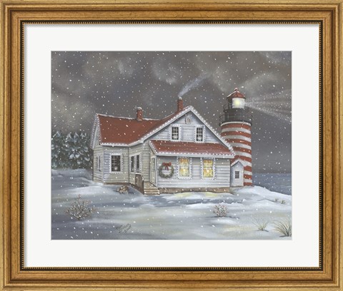 Framed Holiday West Quoddy Print