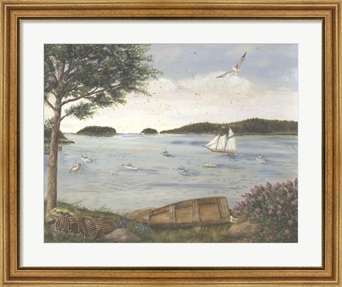 Framed Quiet Harbor Print