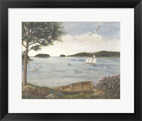 Framed Quiet Harbor Print