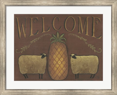 Framed Welcome Print