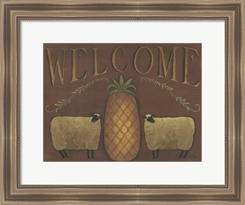 Framed Welcome Print