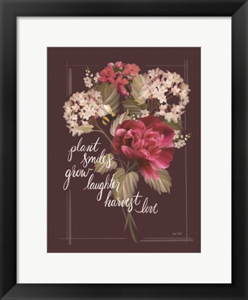 Framed Let Love Grow Print