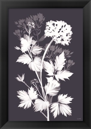 Framed Blues in Bloom I Print