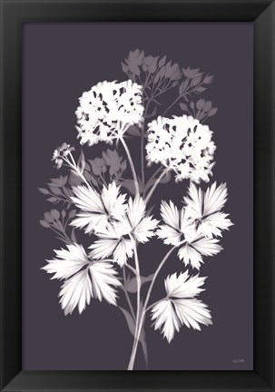 Framed Blues in Bloom II Print