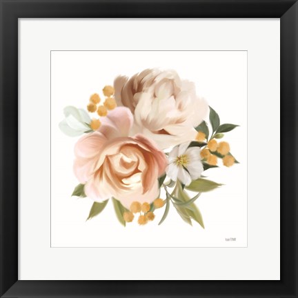 Framed Peony Cluster Print