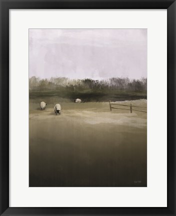 Framed Countryside Flock Print