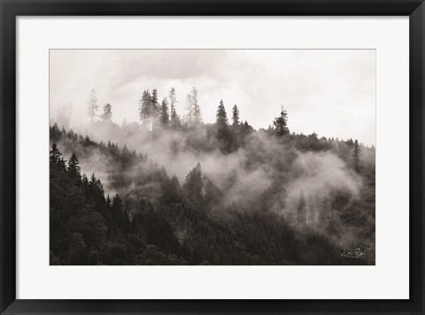 Framed Covered by Clouds Print