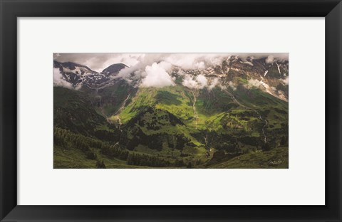 Framed Austrian Alps Print