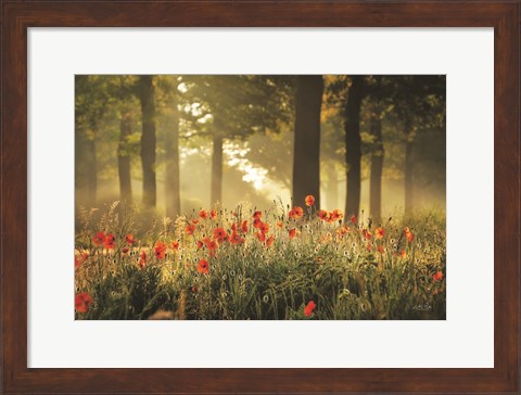 Framed Poppy Forest Print