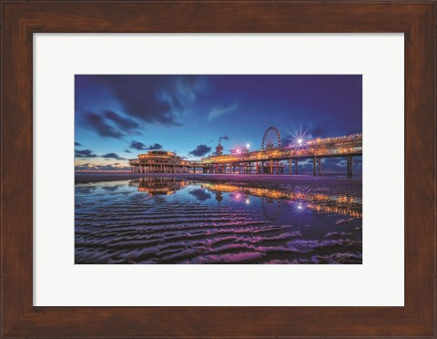 Framed Blue Hour II Print