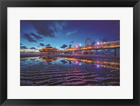 Framed Blue Hour II Print