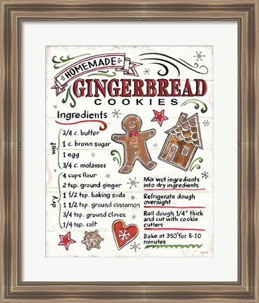 Framed Christmas Treats VI Print