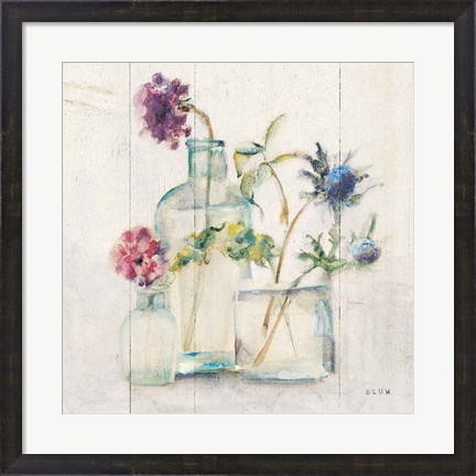 Framed Blossoms II Light Print