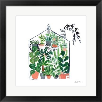 Framed Greenhouse II Print