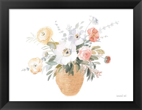 Framed Blooms of Spring II Print