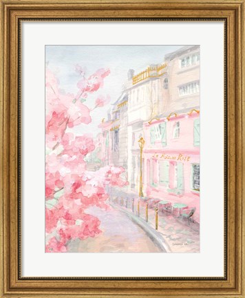 Framed Pastel Paris II Print