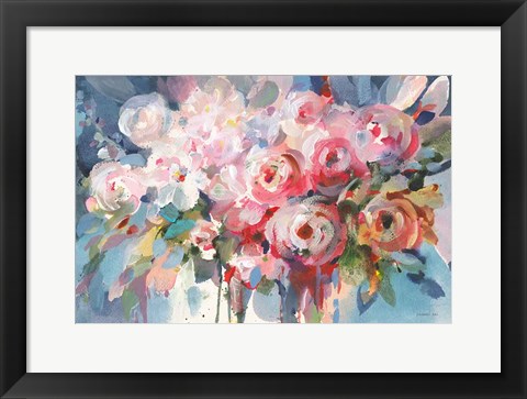 Framed Fullness of Flowers Print