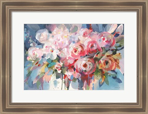 Framed Fullness of Flowers Print