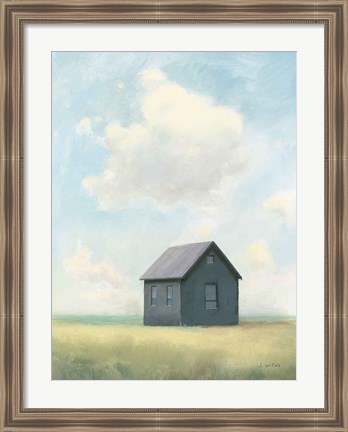 Framed Lonely Landscape III Print